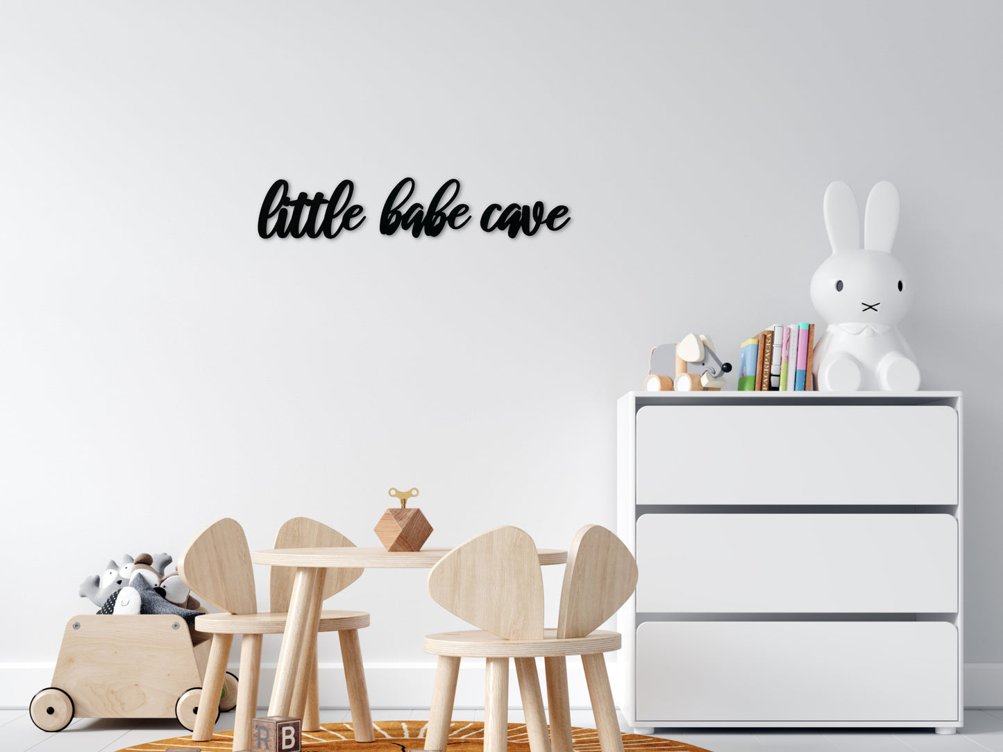 Little Babe Cave Wooden Sign