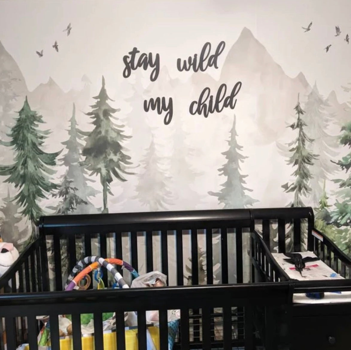 Stay Wild My Child Nursery Wall Sign