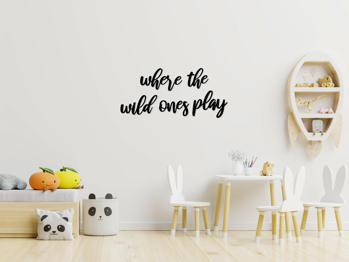 Where The Wild Ones Play Wood Wall Sign