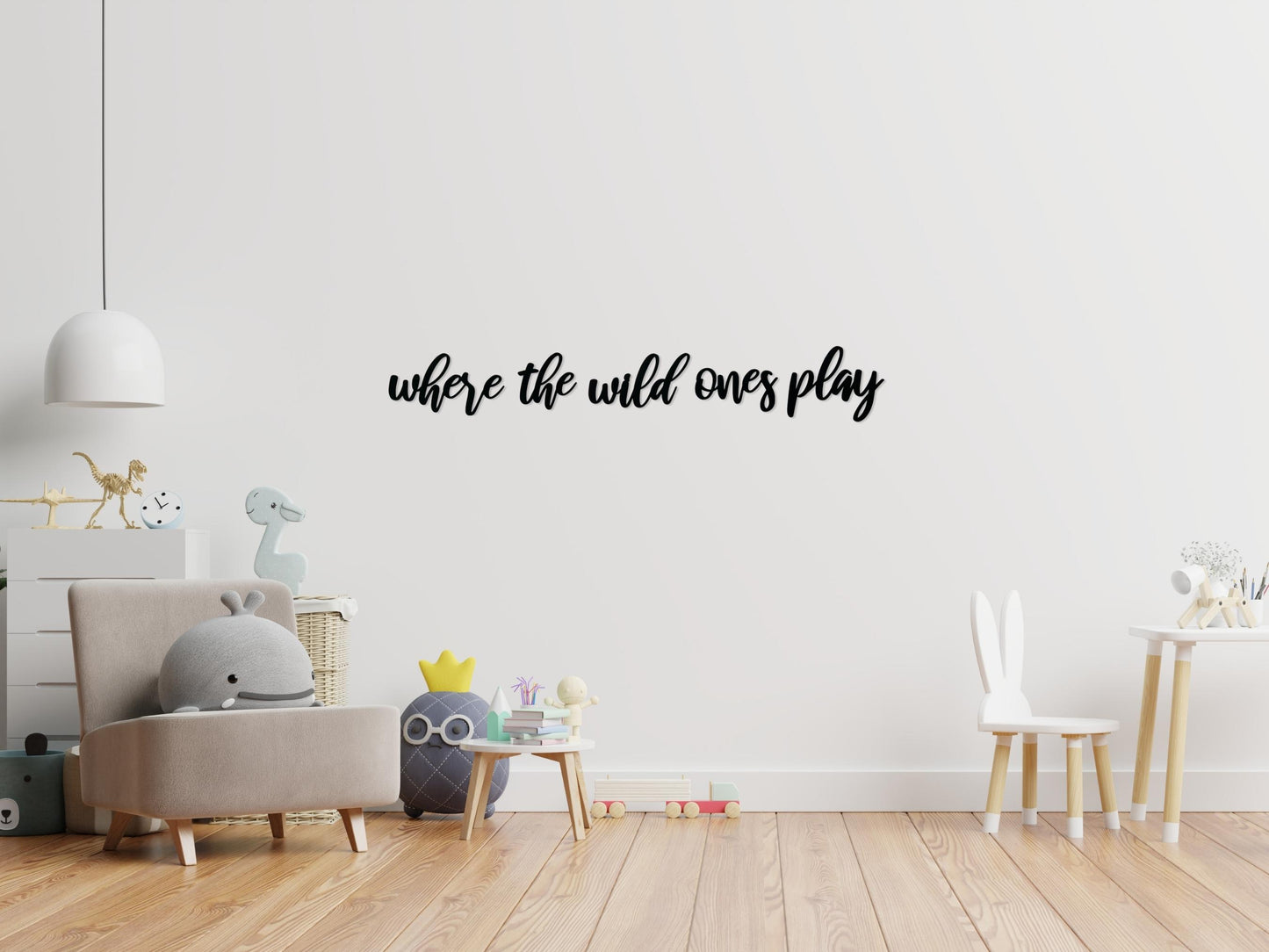 Where The Wild Ones Play Wood Wall Sign
