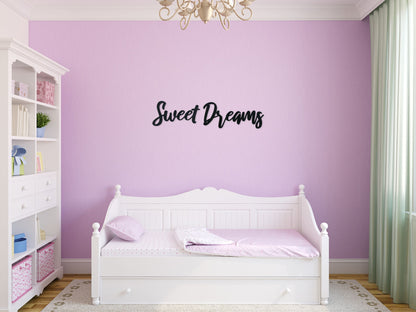 Sweet Dreams Wood Sign