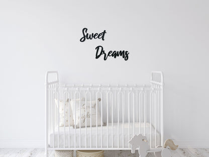 Sweet Dreams Wood Sign